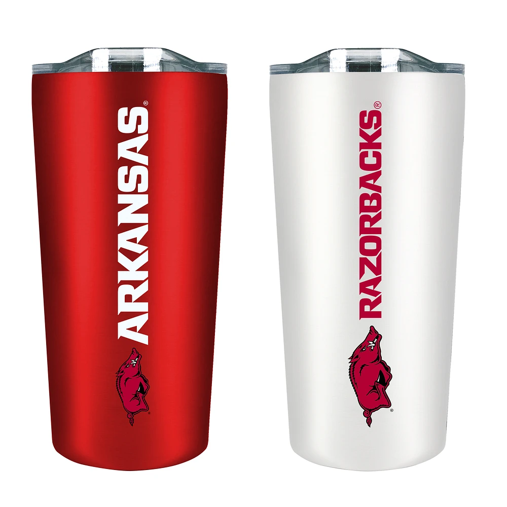 Arkansas Razorbacks 18oz. Soft Touch Tumbler Two-Piece Set