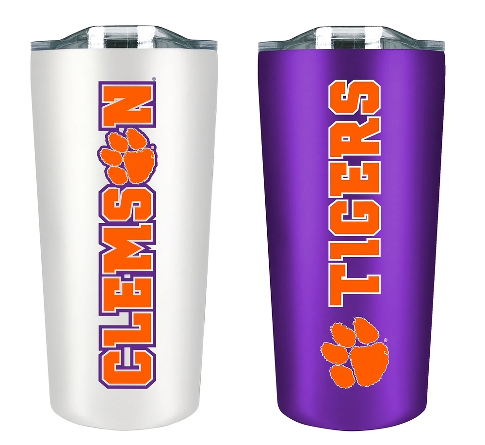 Clemson Tigers 18oz. Soft Touch Tumbler Two-Piece Set