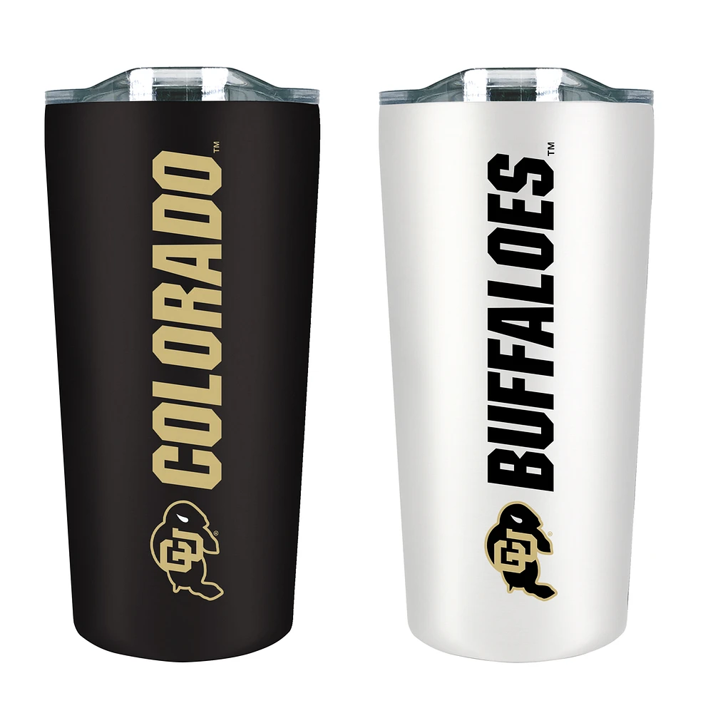 Colorado Buffaloes 18oz. Soft Touch Tumbler Two-Piece Set