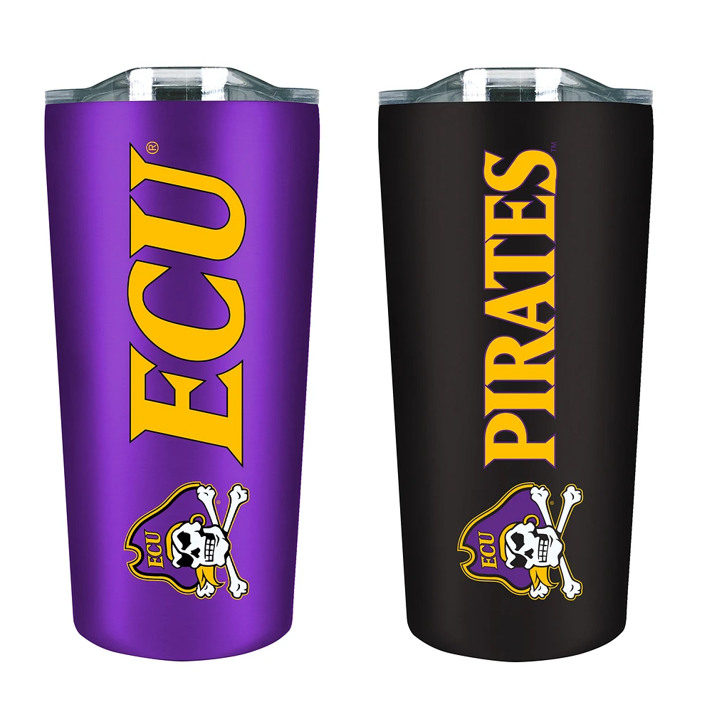 ECU Pirates 18oz. Soft Touch Tumbler Two-Piece Set