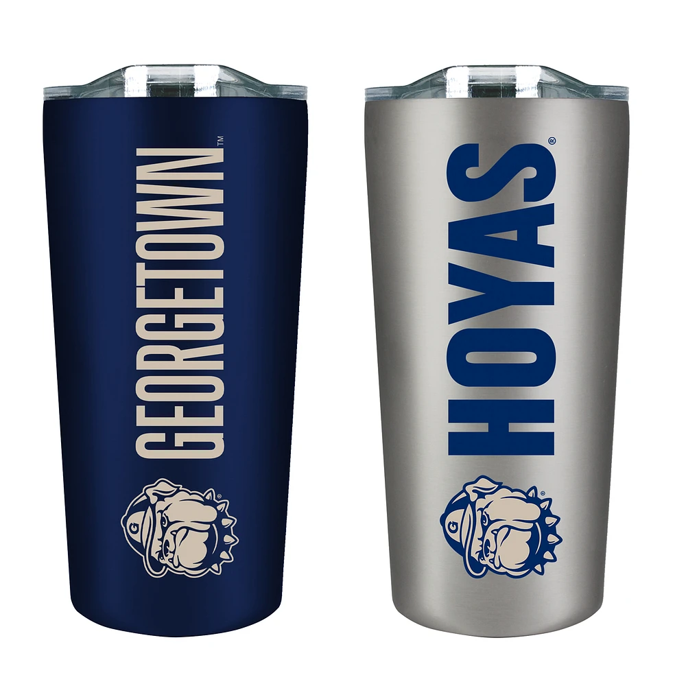 Georgetown Hoyas 18oz. Soft Touch Tumbler Two-Piece Set