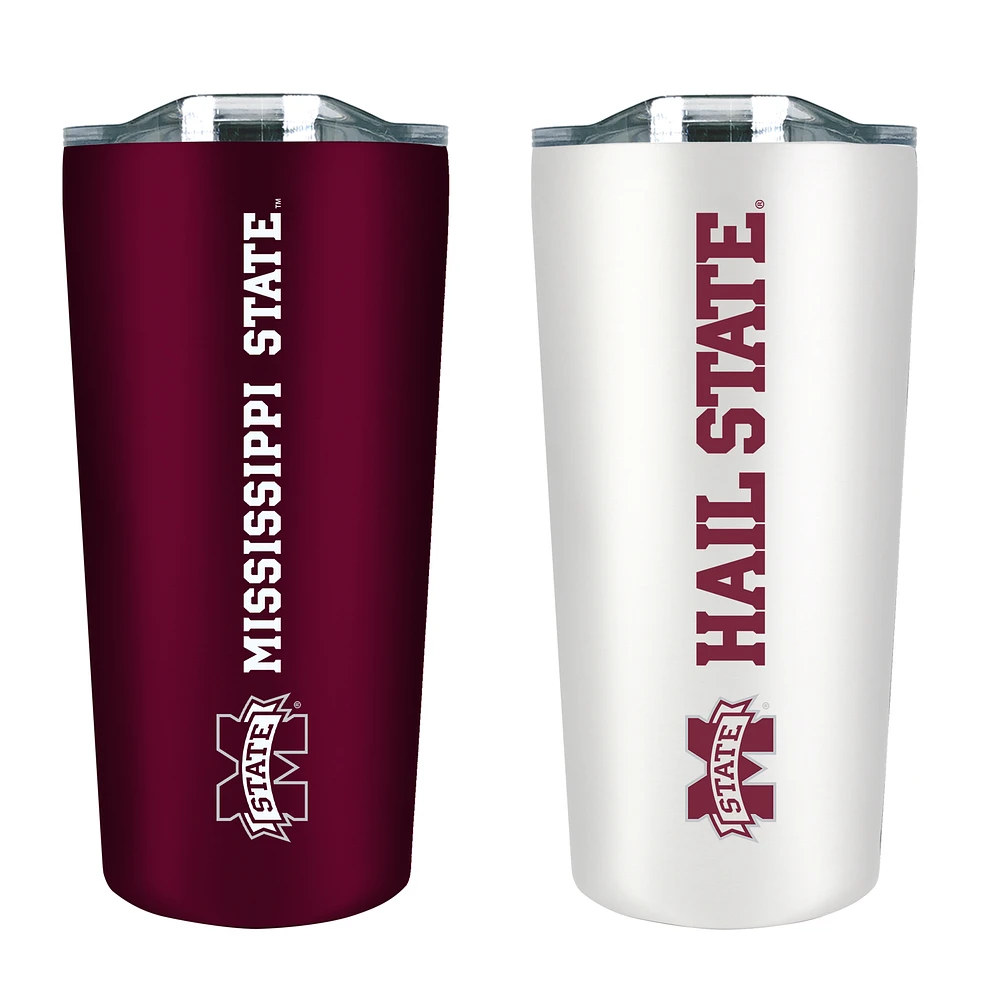Mississippi State Bulldogs 18oz. Soft Touch Tumbler Two-Piece Set