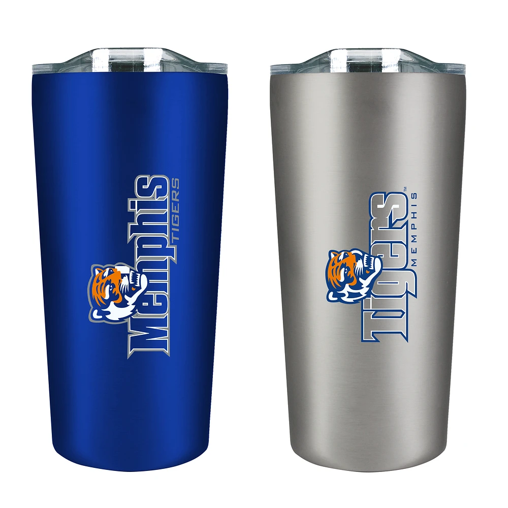 Memphis Tigers 18oz. Soft Touch Tumbler Two-Piece Set