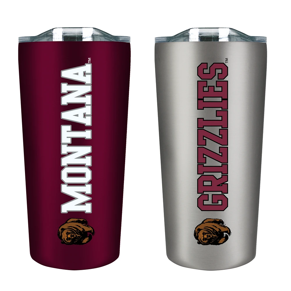 Montana Grizzlies 18oz. Soft Touch Tumbler Two-Piece Set