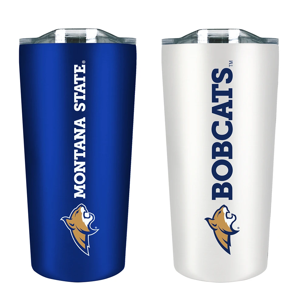 Montana State Bobcats 18oz. Soft Touch Tumbler Two-Piece Set