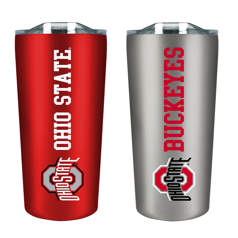 Ohio State Buckeyes 18oz. Soft Touch Tumbler Two-Piece Set