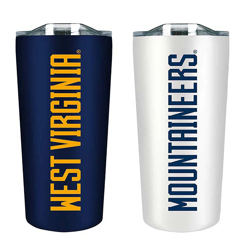 West Virginia Mountaineers 18oz. Soft Touch Tumbler Two-Piece Set