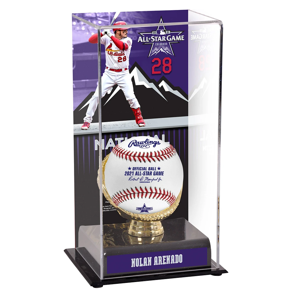 Nolan Arenado St. Louis Cardinals 2021 MLB All-Star Game Gold Glove Display Case with Image