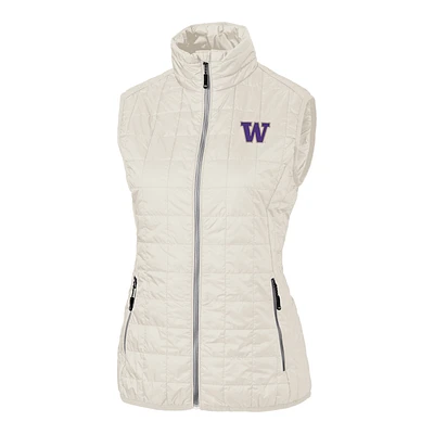 Women's Cutter & Buck Washington Huskies Rainier PrimaLoft Eco Full-Zip Vest