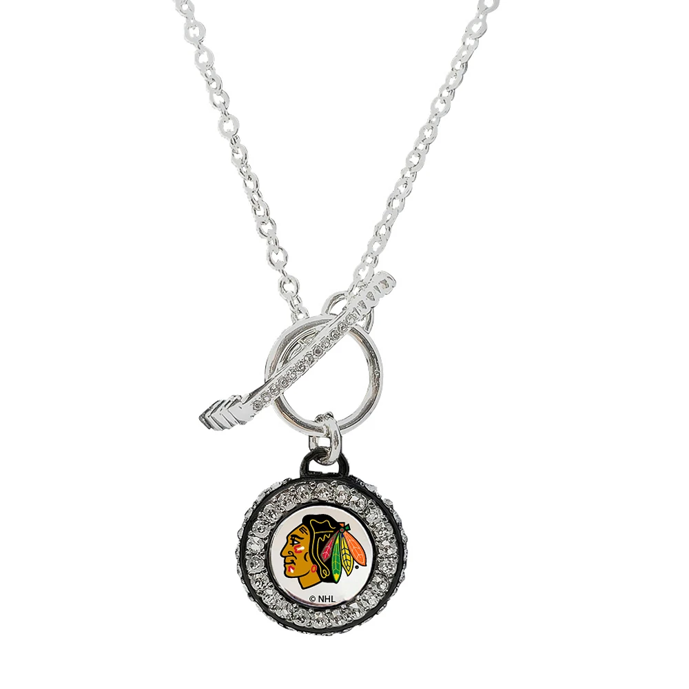 Women's Chicago Blackhawks Swarovski Necklace