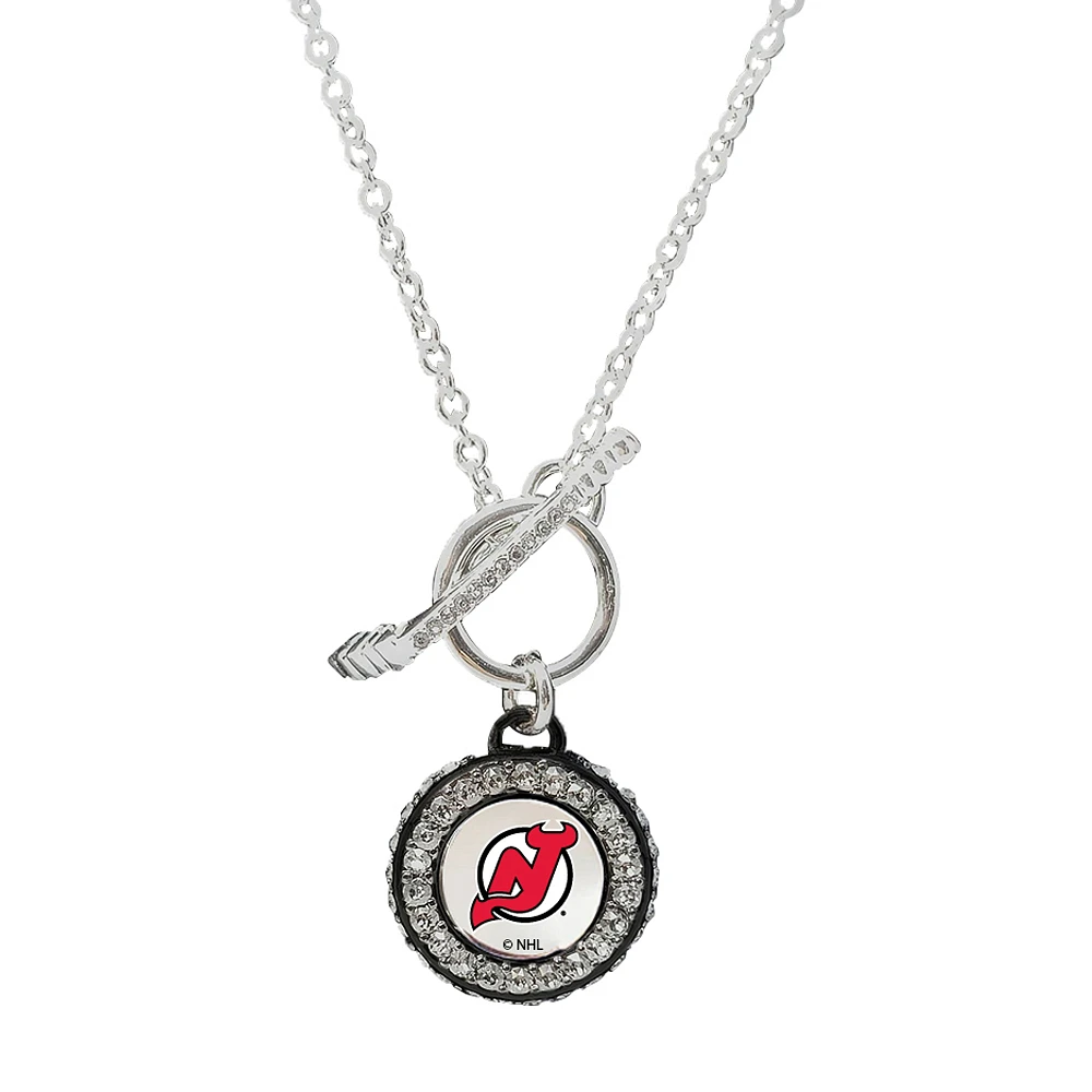 Women's New Jersey Devils Swarovski Necklace