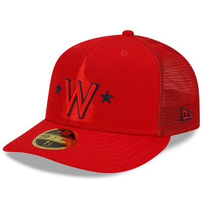Men's New Era Red Washington Nationals 2023 Batting Practice 59FIFTY Fitted Hat