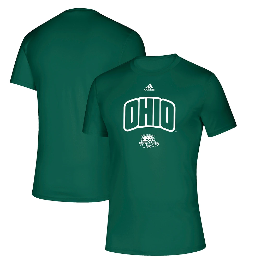 Men's adidas Green Ohio Bobcats Creator T-Shirt