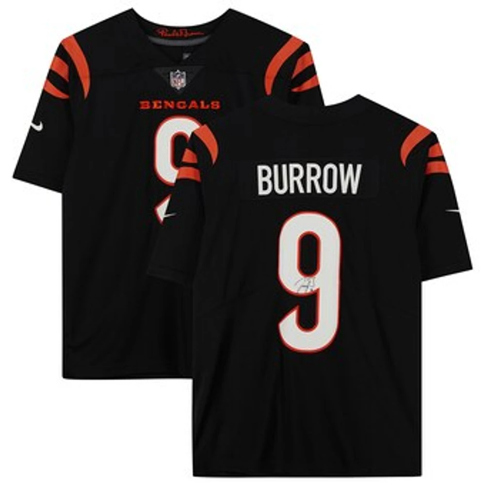 Joe Burrow Cincinnati Bengals Autographed Nike Black Vapor Limited Jersey