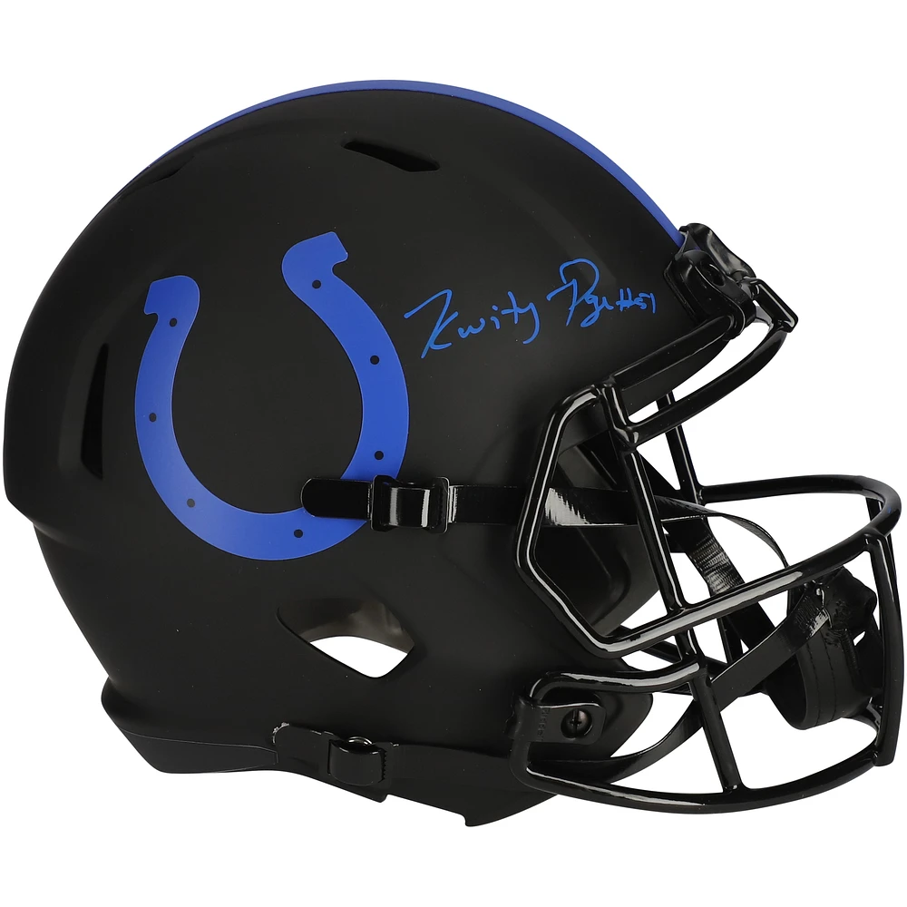 Kwity Paye Indianapolis Colts Autographed Riddell Eclipse Alternate Speed Replica Helmet