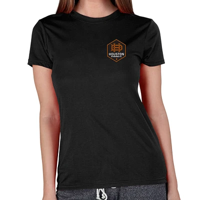 Women's Concepts Sport Black Houston Dynamo FC Marathon Top