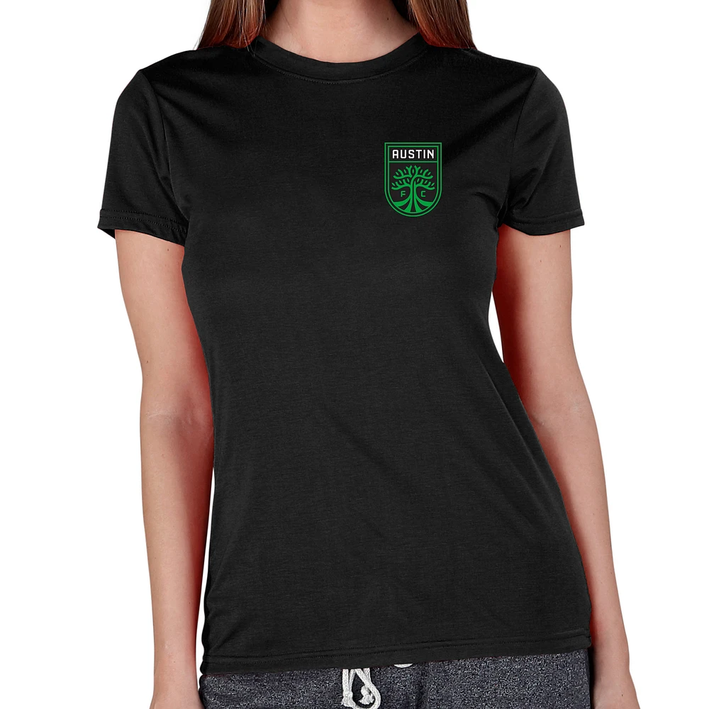Women's Concepts Sport Black Austin FC Marathon Top