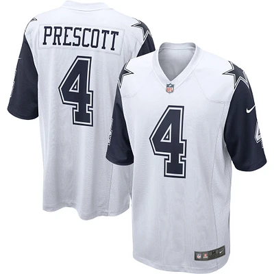 Men's Nike Dak Prescott White Dallas Cowboys Alternate Game Team Jersey