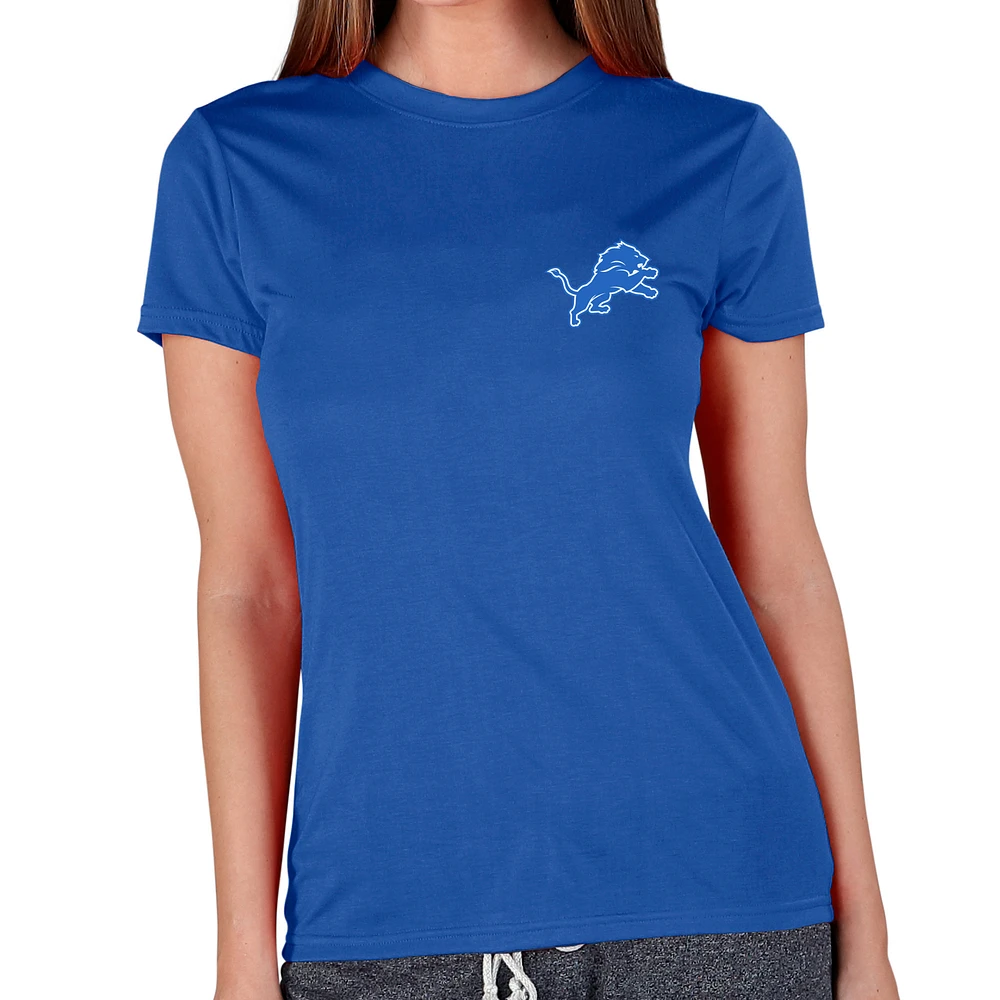 Women's Concepts Sport Royal Detroit Lions Marathon Knit Lounge Top