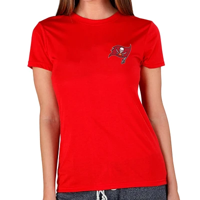 Women's Concepts Sport Red Tampa Bay Buccaneers Marathon Knit Lounge Top