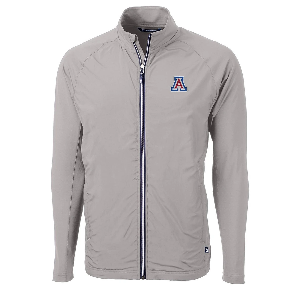 Men's Cutter & Buck Arizona Wildcats Adapt Eco Knit Full-Zip Jacket