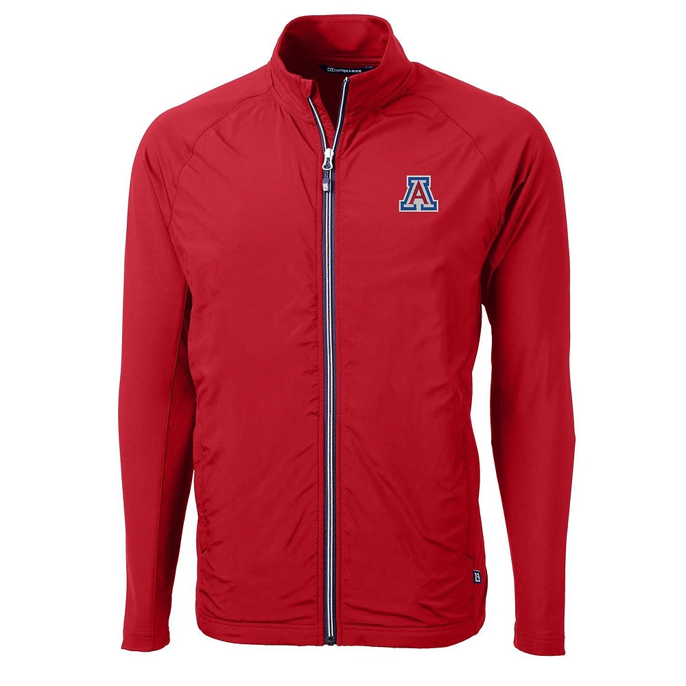 Men's Cutter & Buck Arizona Wildcats Adapt Eco Knit Full-Zip Jacket