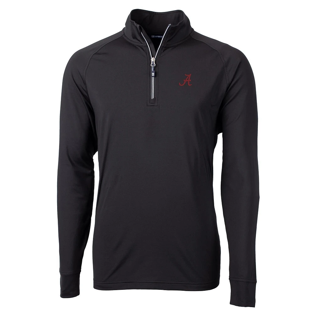 Men's Cutter & Buck Alabama Crimson Tide Adapt Eco Knit Quarter-Zip Pullover Jacket