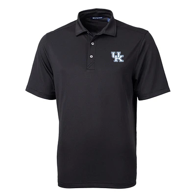 Men's Cutter & Buck Black Kentucky Wildcats Virtue Eco Pique Recycled Polo