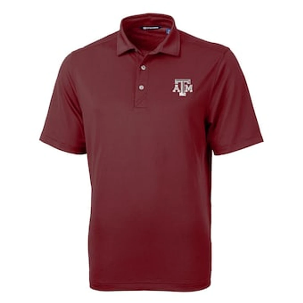 Men's Cutter & Buck Maroon Texas A&M Aggies Virtue Eco Pique Recycled Polo