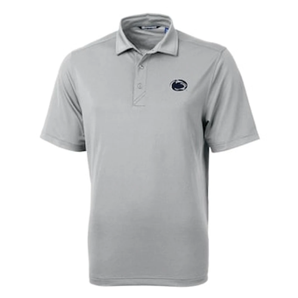 Men's Cutter & Buck Gray Penn State Nittany Lions Virtue Eco Pique Recycled Polo