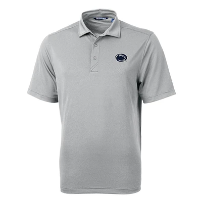Men's Cutter & Buck Gray Penn State Nittany Lions Virtue Eco Pique Recycled Polo