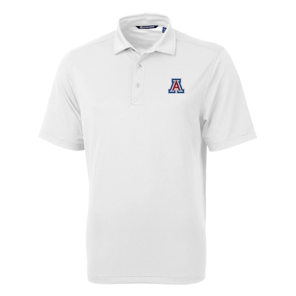 Men's Cutter & Buck White Arizona Wildcats Virtue Eco Pique Recycled Polo