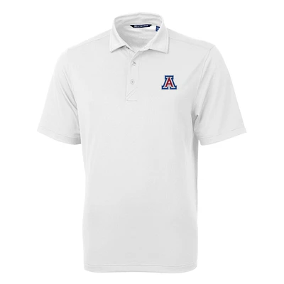 Men's Cutter & Buck White Arizona Wildcats Virtue Eco Pique Recycled Polo