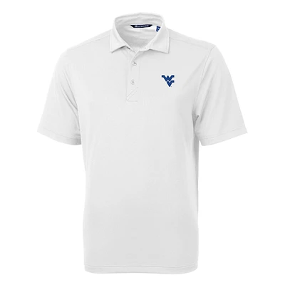 Men's Cutter & Buck West Virginia Mountaineers Virtue Eco Pique Recycled Polo