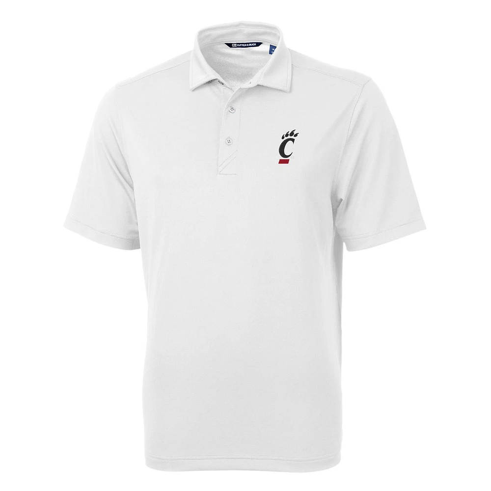 Men's Cutter & Buck White Cincinnati Bearcats Virtue Eco Pique Recycled Polo