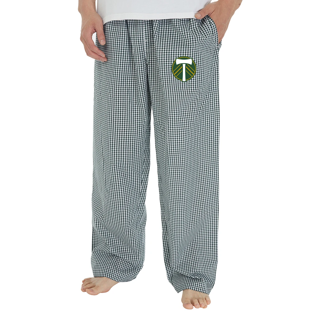 Men's Concepts Sport Hunter Green/White Portland Timbers Tradition Woven Pants