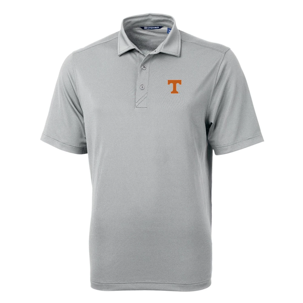 Men's Cutter & Buck Gray Tennessee Volunteers Big Tall Virtue Eco Pique Recycled Polo