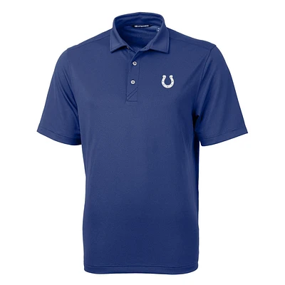 Men's Cutter & Buck Royal Indianapolis Colts Virtue Eco Pique Recycled Polo