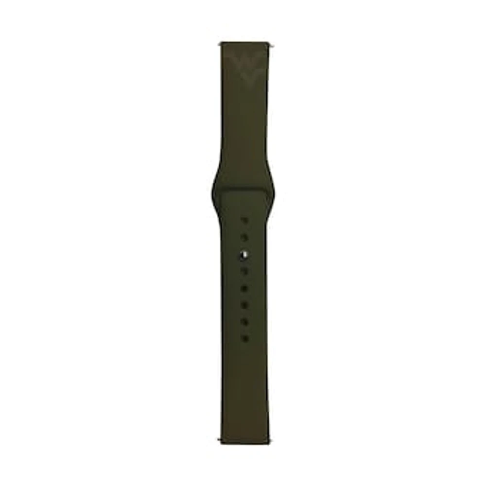 Hunter Green West Virginia Mountaineers Samsung 22mm Watch Band