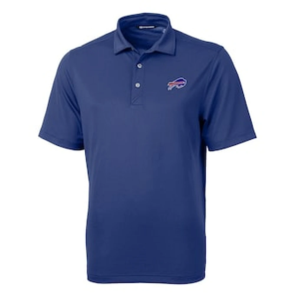 Men's Cutter & Buck Royal Buffalo Bills Big Tall Virtue Eco Pique Recycled Polo