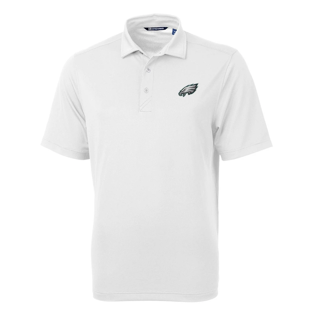 Men's Cutter & Buck Philadelphia Eagles Big & Tall Virtue Eco Pique Recycled Polo