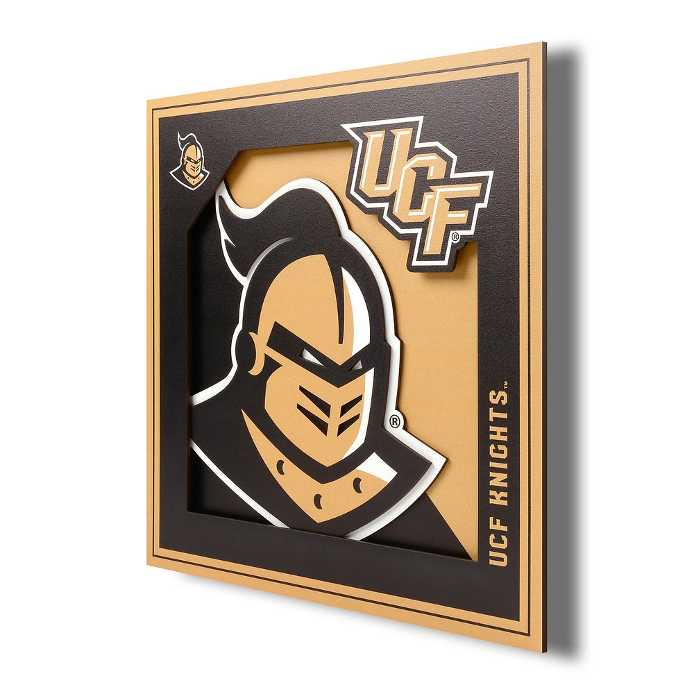 UCF Knights 12'' x 12'' 3D Logo Wall Art