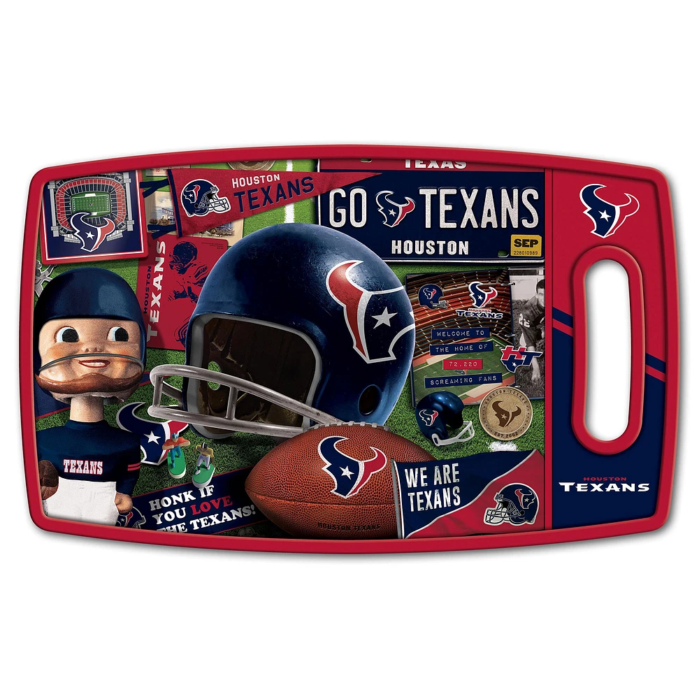 Houston Texans Retro Series Cutting Board