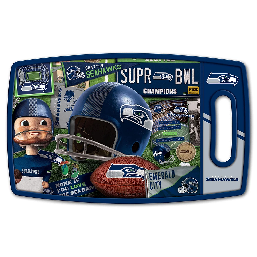 Seattle Seahawks Retro Series Cutting Board