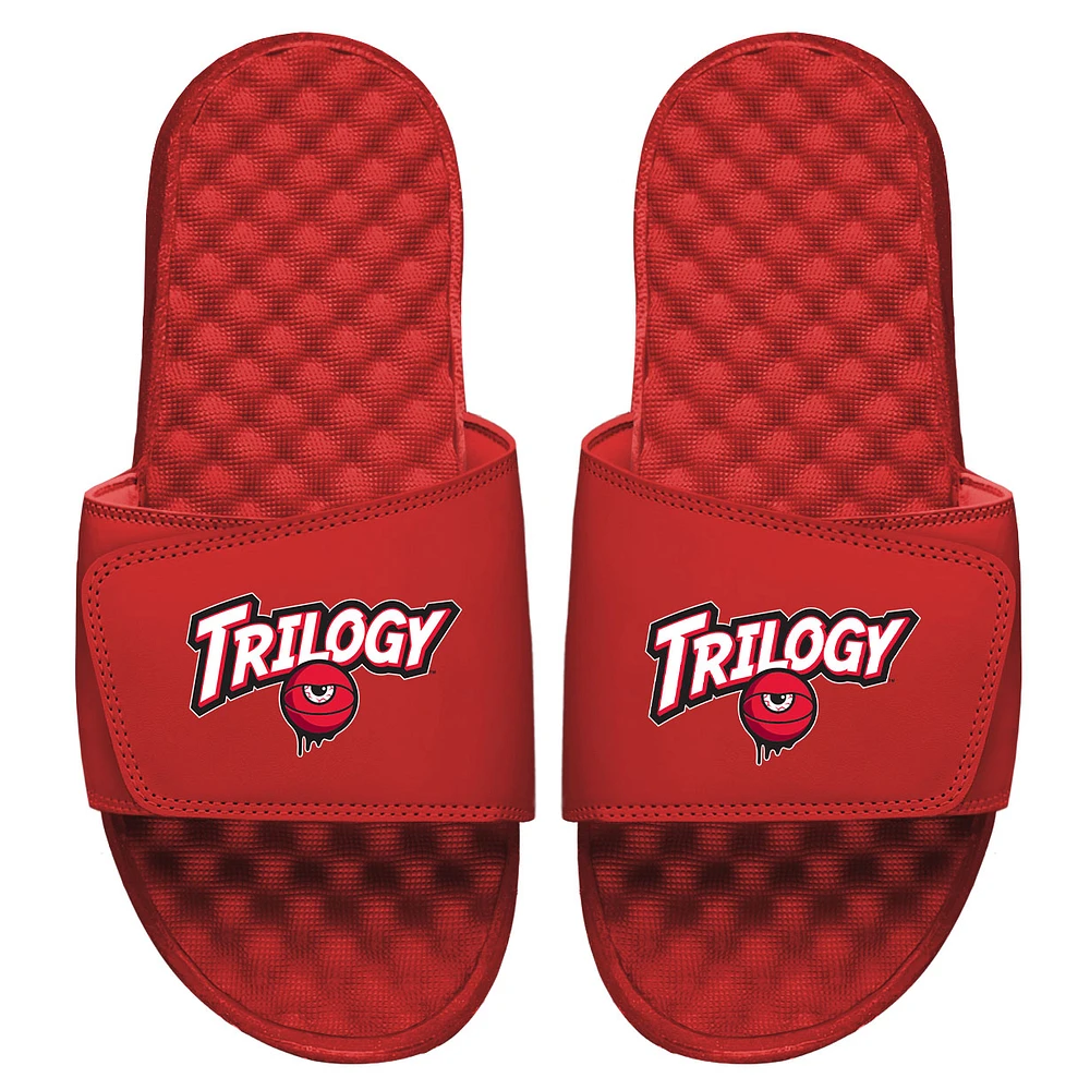 Men's ISlide Red Trilogy Primary Logo Slide Sandals