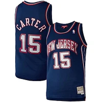 Women's Mitchell & Ness Vince Carter Navy New Jersey Nets Hardwood Classics 2006 Swingman