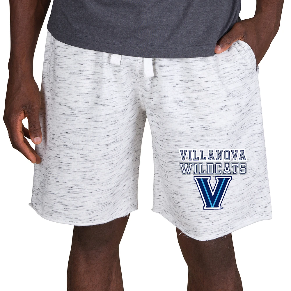 Men's Concepts Sport White/Charcoal Villanova Wildcats Alley Fleece Shorts