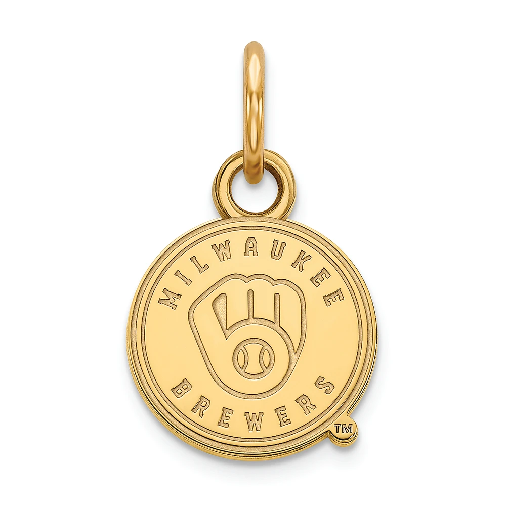 Women's Milwaukee Brewers 10k Yellow Gold Extra Small Pendant