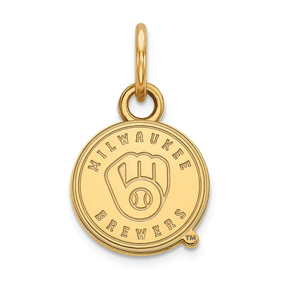 Women's Milwaukee Brewers 10k Yellow Gold Extra Small Pendant