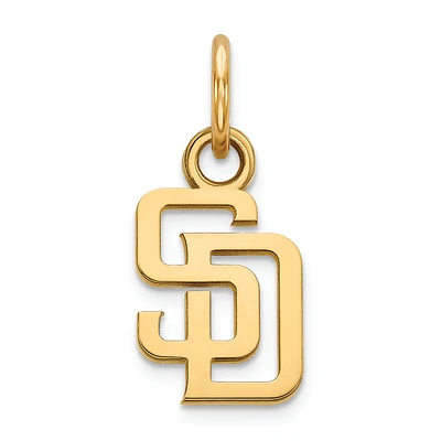 Women's San Diego Padres 10k Yellow Gold Extra Small Pendant